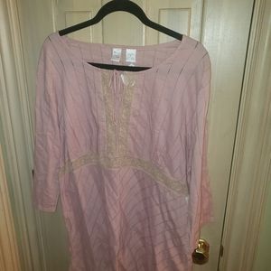NWT Womens plus sz 22 shirt Mauve Pink by Quizz
